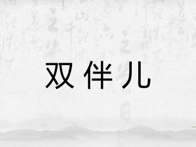 双伴儿