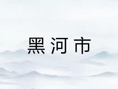 黑河市 黑河市
