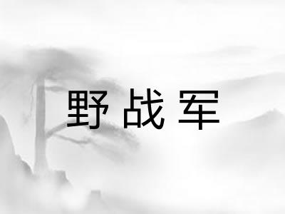 野战军