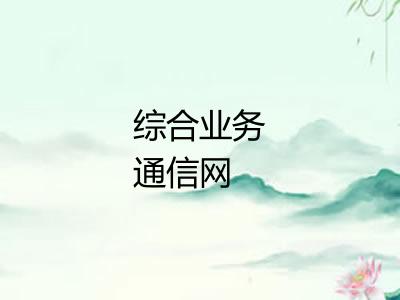 综合业务通信网 综合业务通信网