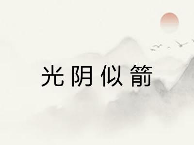 光阴似箭 光阴似箭