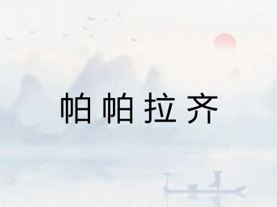 帕帕拉齐 帕帕拉齐