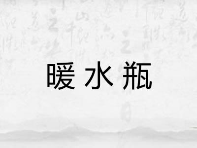暖水瓶 暖水瓶