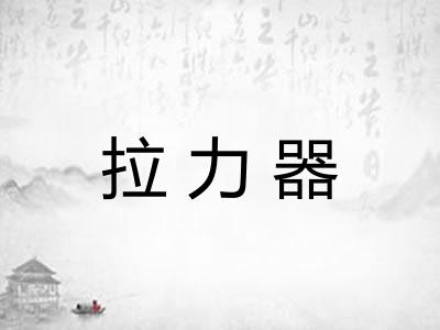 拉力器