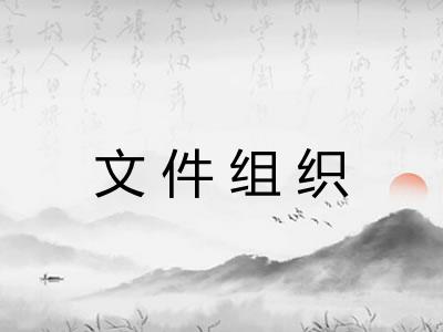 文件组织 文件组织