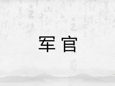 军官 军官