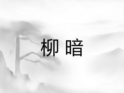 柳暗 柳暗