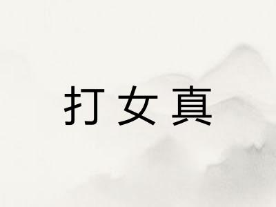 打女真 打女真