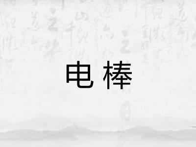 电棒