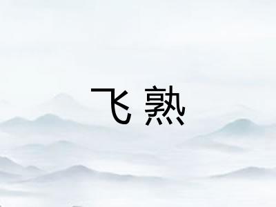 飞熟