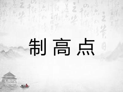 制高点 制高点