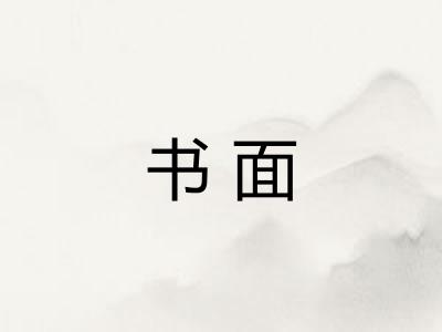 书面