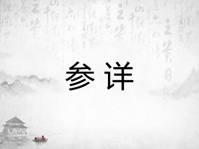 参详