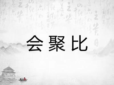 会聚比