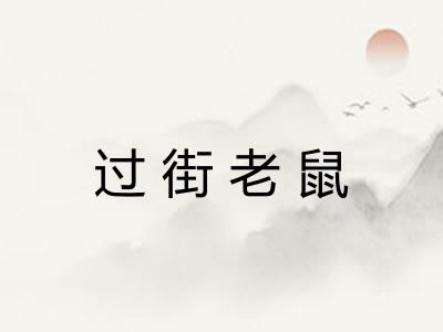 过街老鼠
