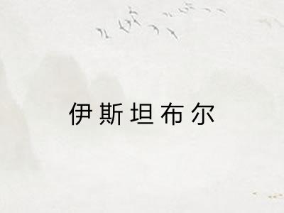 伊斯坦布尔 伊斯坦布尔