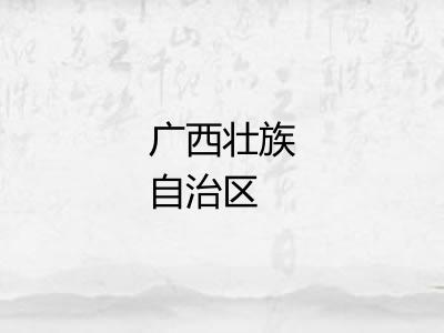 广西壮族自治区