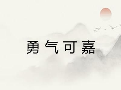 勇气可嘉 勇气可嘉