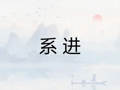 系进 系进