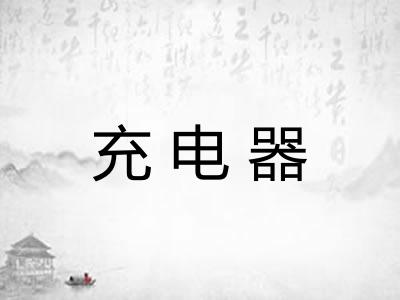 充电器 充电器