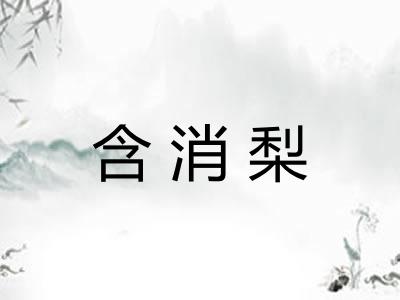 含消梨 含消梨