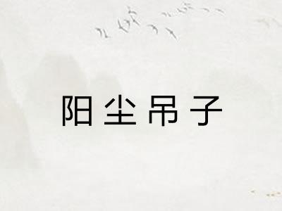 阳尘吊子 阳尘吊子