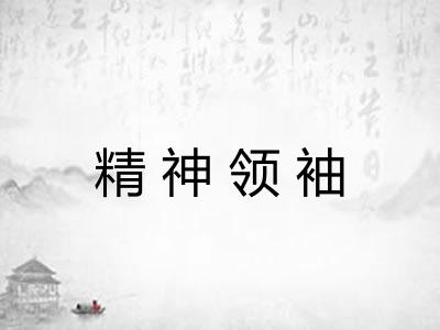 精神领袖 精神领袖