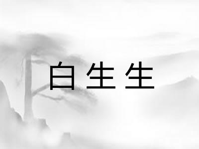 白生生 白生生