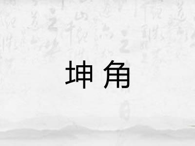 坤角 坤角