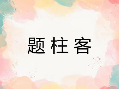题柱客 题柱客