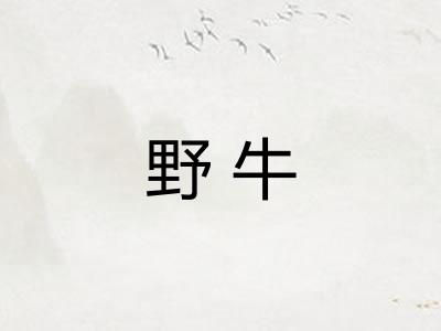 野牛