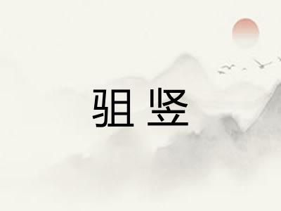 驵竖