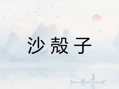 沙殻子 沙殻子