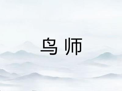 鸟师