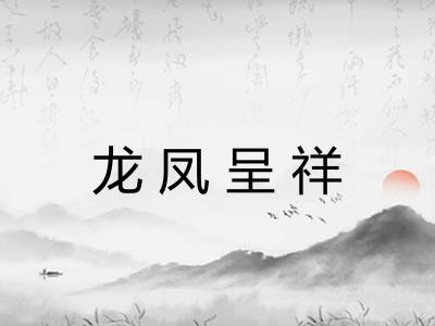 龙凤呈祥 龙凤呈祥