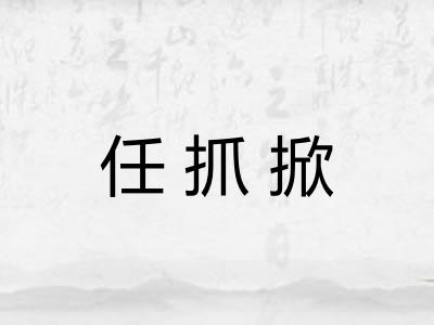 任抓掀 任抓掀