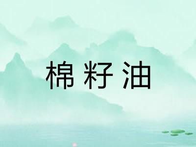 棉籽油 棉籽油