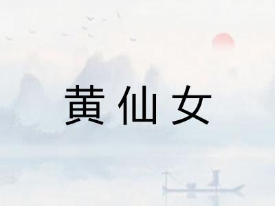 黄仙女 黄仙女