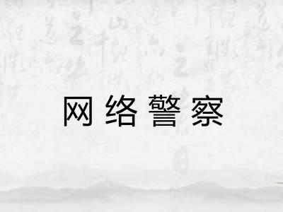 网络警察 网络警察