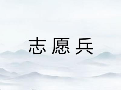 志愿兵 志愿兵