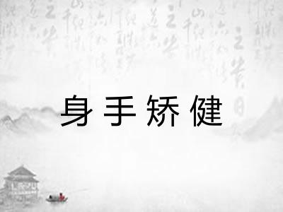 身手矫健 身手矫健