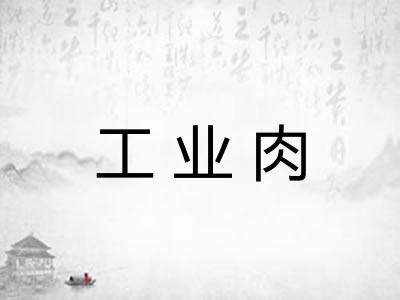 工业肉