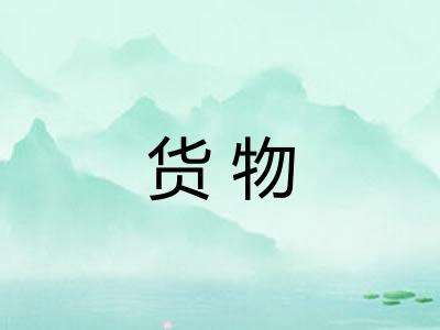 货物 货物