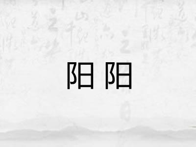 阳阳
