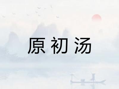 原初汤