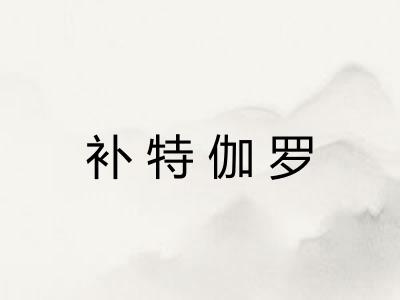 补特伽罗 补特伽罗