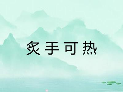 炙手可热 炙手可热