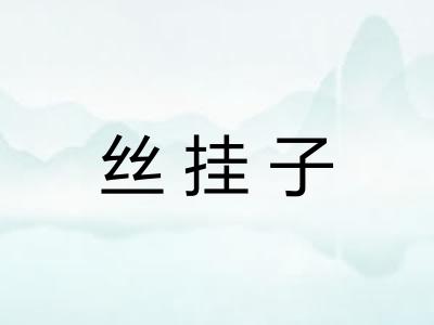 丝挂子