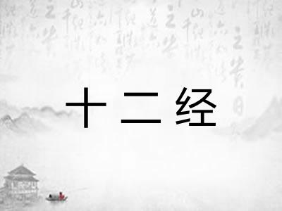 十二经 十二经