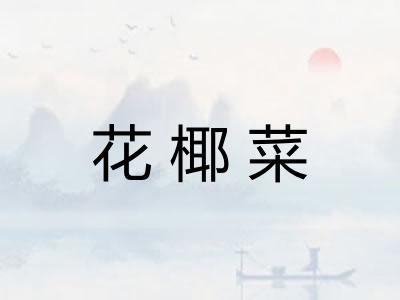 花椰菜 花椰菜